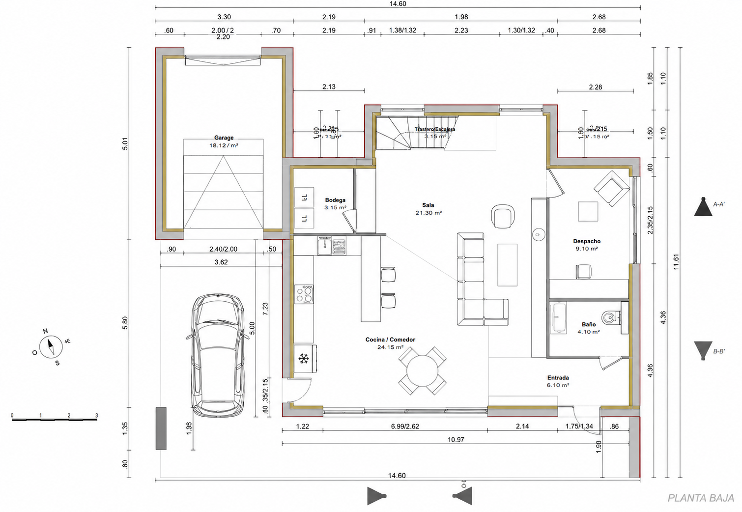 Plano de apartamento