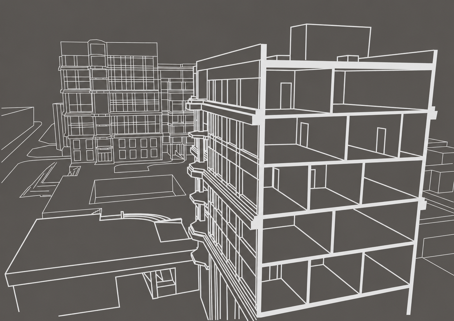Plano de edificio residencial